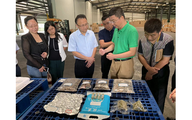 省工信厅副厅长林敏带队到808钱包股权投资基金管理有限公司投资企业进行调研