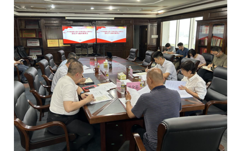 808钱包党委召开党委（扩大）会议暨党建工作领导小组会议 启动部署党纪学习教育工作